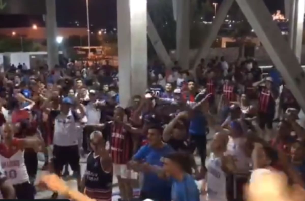 Así cantaron los hinchas de San Lorenzo en la previa al encuentro ante Talleres