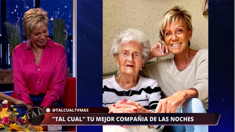 Raquel Argandoña emocionada en "Tal Cual" / Créditos: Reproducción