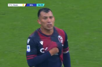 VIDEO | "Te espero afuera": Gary Medel le ofreció combos a Lautaro Martínez en pleno Bologna vs Inter