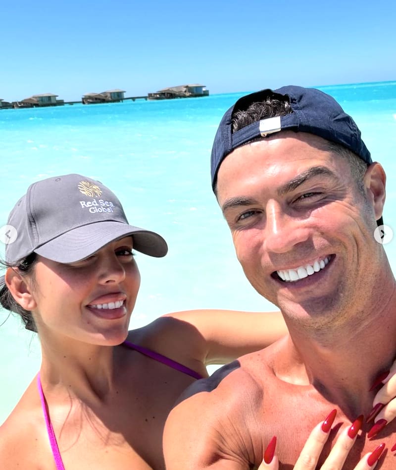 Georgina y Cristiano de Vacaciones en Arabia Saudita