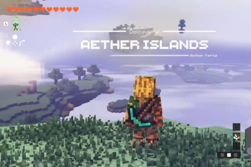 Recrean el juego en Minecraft.