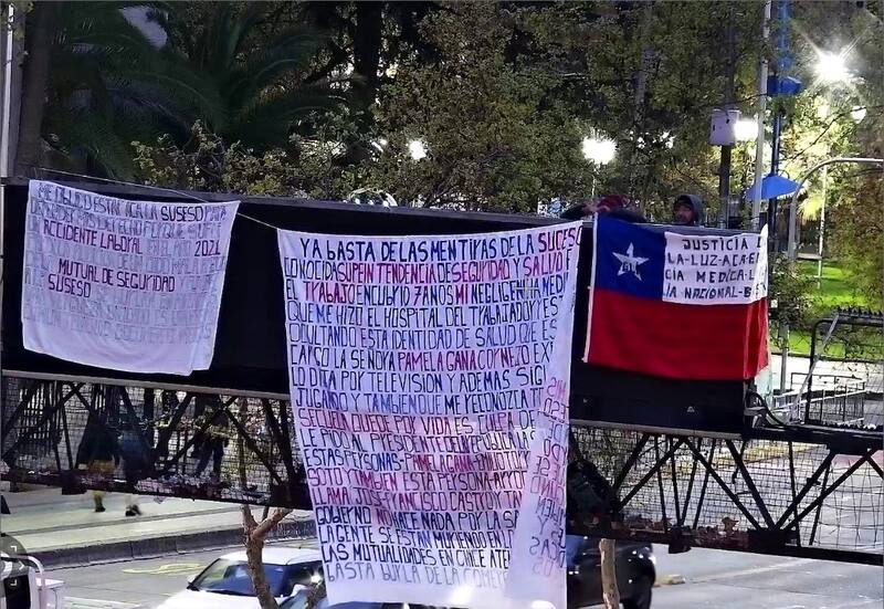 En la Alameda se registra importante congestión vehicular. Crédito: Twitter @marcelinotv.