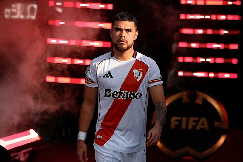 en River Plate. Foto: Instagram Paulo Díaz.