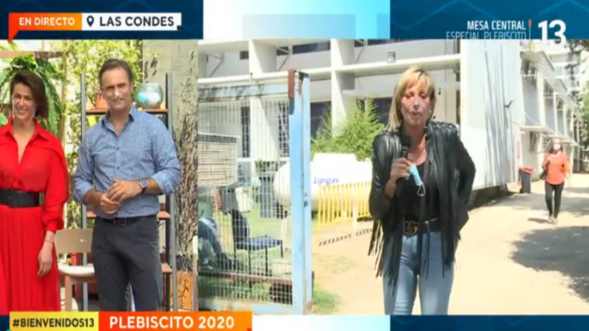 El chascarro que vivió Raquel Argandoña tras ejercer su voto en el Plebiscito