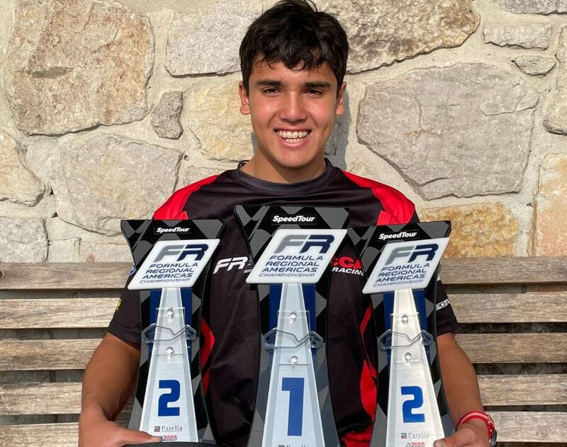 Con 17 años, el piloto de Fórmula Regional Américas es una de las mejores cartas del automovilismo chileno a nivel internacional.
