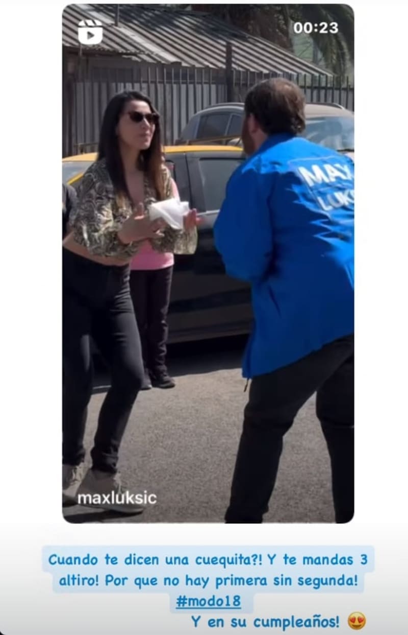 Loreto Aravena apoyó desde el primer día a Max Luksic en su candidatura. Créditos: Instagram