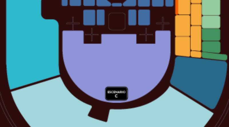 Esta tarima estará ubicada en Cancha General.