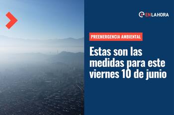 Preemergencia Ambiental en Santiago: ¿Cuál es la restricción vehicular este viernes 10 de junio?