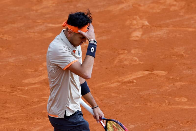 quedó fuera del Masters 1000 de Madrid. EFE