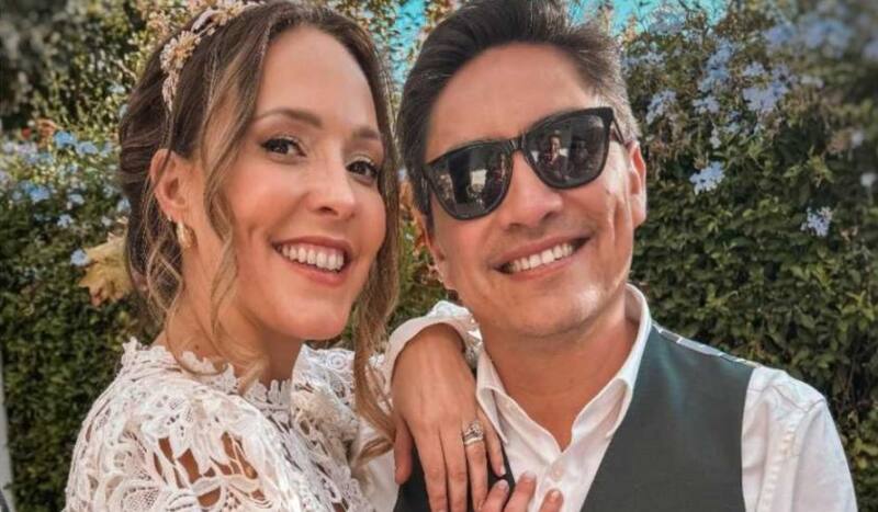 disfrutaron de un hermoso matrimonio a finales de abirl