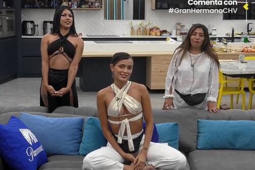 Constanza Capelli, Jennifer Galvarini “Pincoya” y Scarlette Gálvez en "Gran Hermano" Chile.