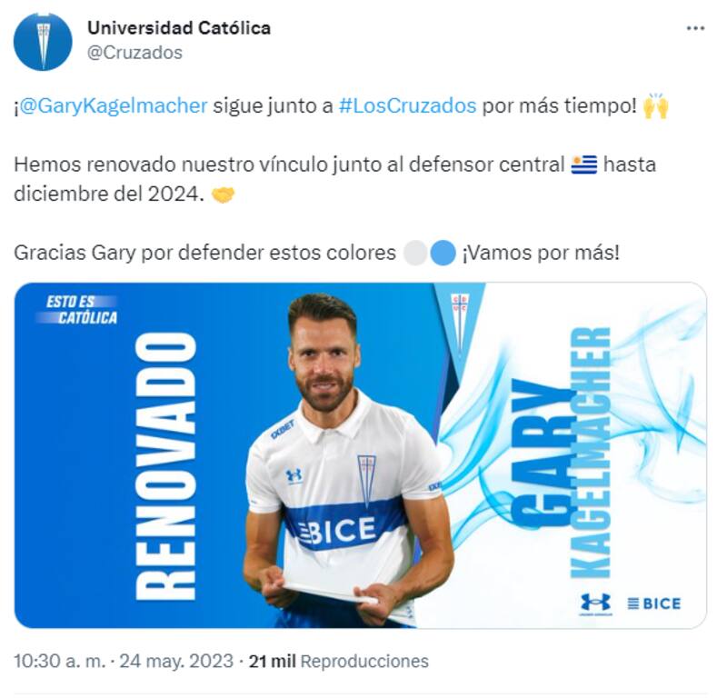 Twitter Universidad Católica.