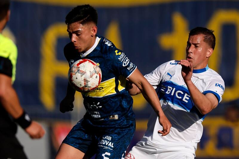 en el partido jugado en Viña del Mar. Foto: Agencia Aton.