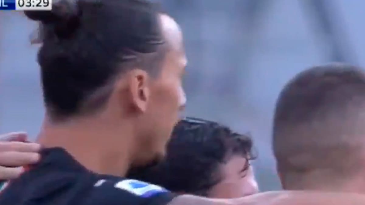 ¿Quién más que él? Zlatan Ibrahimovic adelantó al Milan ante Sampdoria