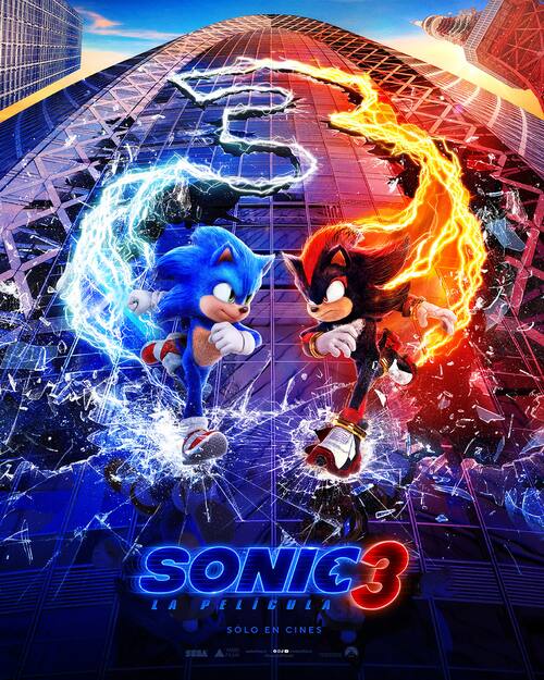 “Sonic 3 La Película” presenta su poster oficial