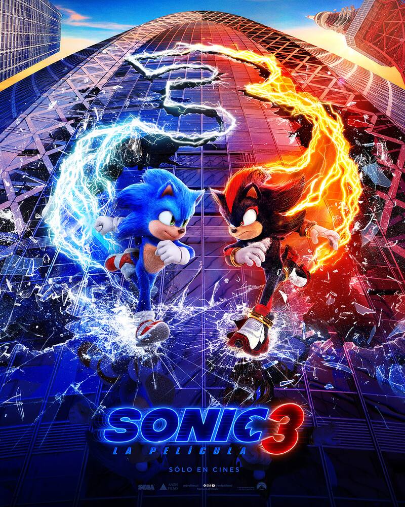“Sonic 3 La Película” presenta su poster oficial