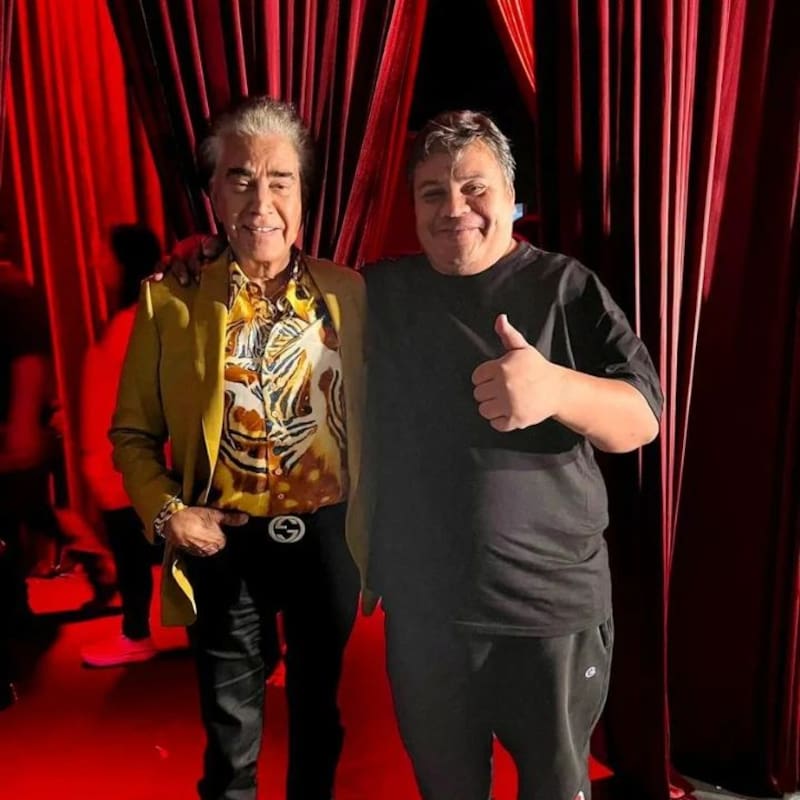 Dany Álvarez y el "Puma" Rodríguez, su coach en "The Voice"