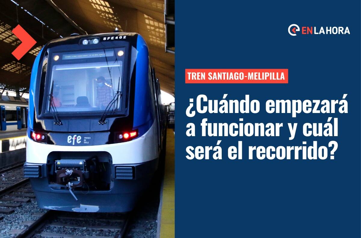 Tren Santiago-Melipilla: ¿Cuándo estará listo, cuáles serán las estaciones y cuánto tiempo demorará?