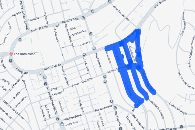 Por seis horas se extenderá la interrupción del suministro eléctrico en este sector. Créditos: Enel.
