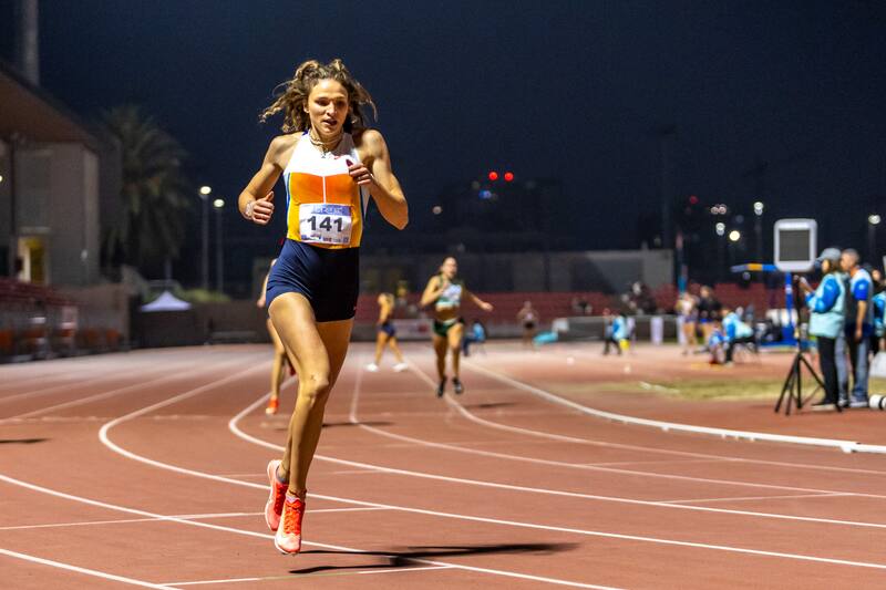Consiguió un nuevo récord nacional en la prueba de 200m y fue campeona en el Sudamericano Orlando Guaita. Foto: Felipe Escobedo/ EnCancha