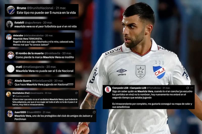 El volante es cuestionado en Nacional.