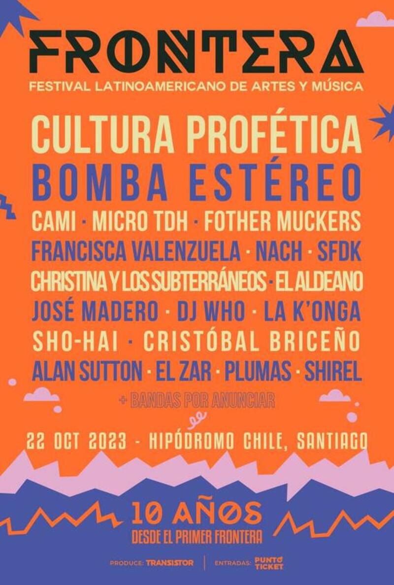 Afiche Festival Frontera 2023
