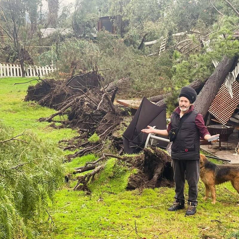 Así quedó la casa de Quique Neira
