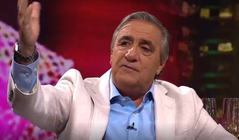 El animador se fue con todo contra el programa de Fabrizio Copano.