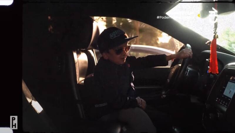 Miguelito en su camioneta. Créditos: CHV.