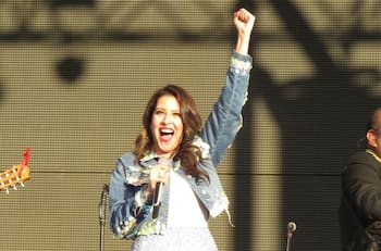 “Un excelente compañero”: María José Quintanilla regresó a los escenarios y le envió un especial mensaje a su pololo