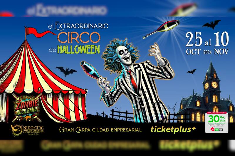El evento de Halloween será desde el 25 de octubre al 10 de noviembre.