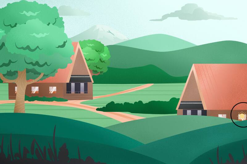 Aquí estaba escondido el sol en el acertijo.