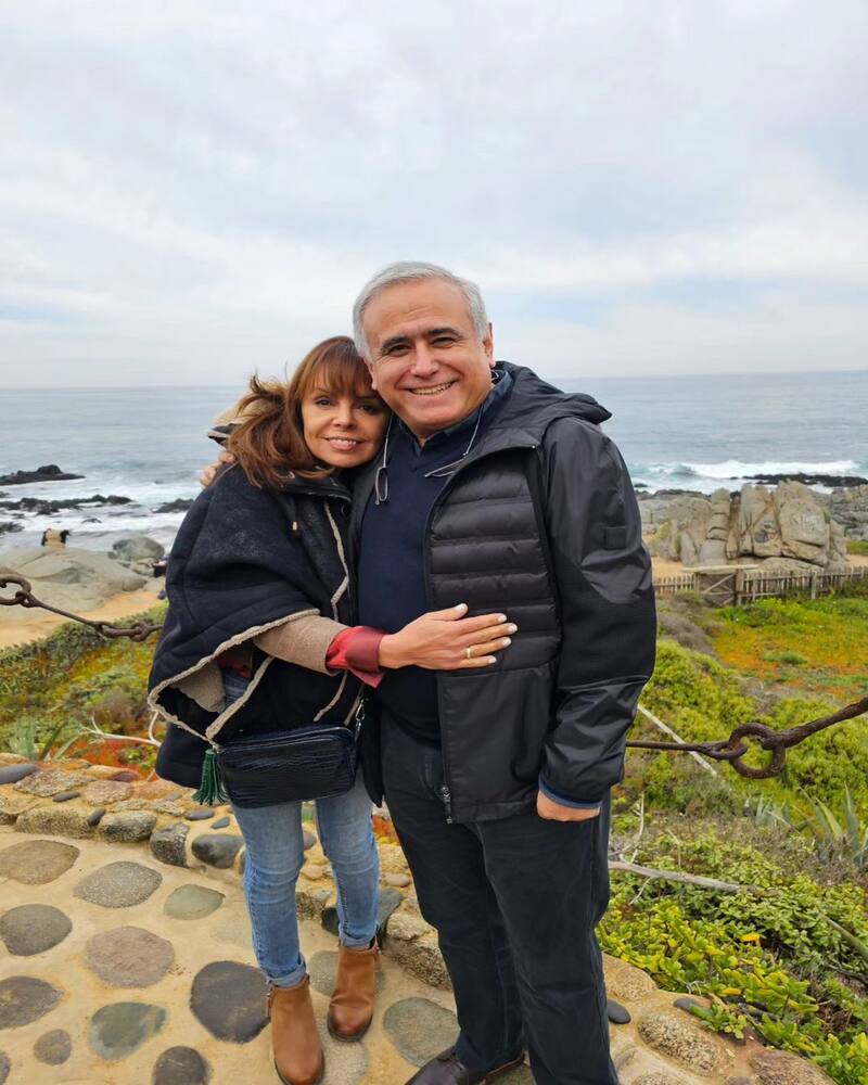 Doctor Ugarte y Antonieta Ortiz en el sur de Chile