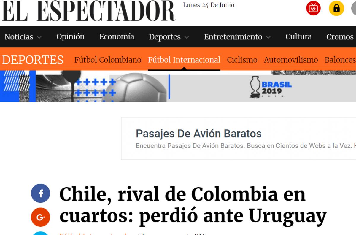La reacción de los medios internacionales ante la derrota de Chile frente a Uruguay