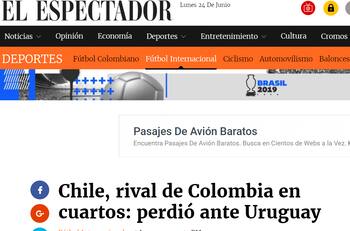 La reacción de los medios internacionales ante la derrota de Chile frente a Uruguay