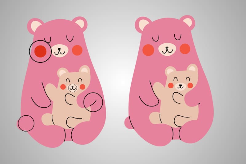 Estas eran las diferencias que habían entre las osas.