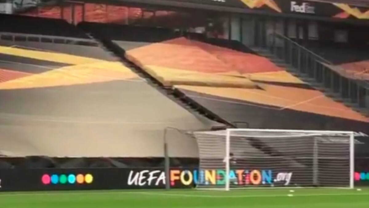 Asi está el estadio previo al duelo entre Inter de Milán y Sevilla