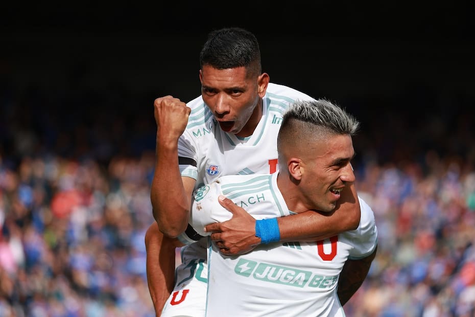Leandro Fernández y Chorri Palacios, Huachipato vs Universidad de Chile. Agencia Aton