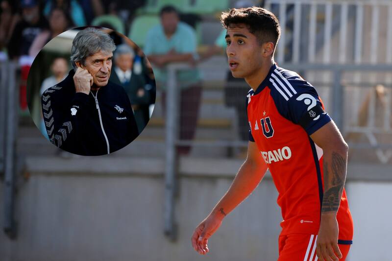 Aseguran que Lucas Assadi podría salir de Universidad de Chile rumbo al Betis de Pellegrini. Fotos: Aton