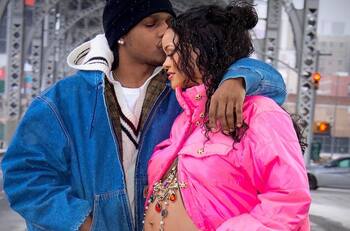 Rihanna está embarazada y será madre de su primer hijo junto al rapero A$AP Rocky