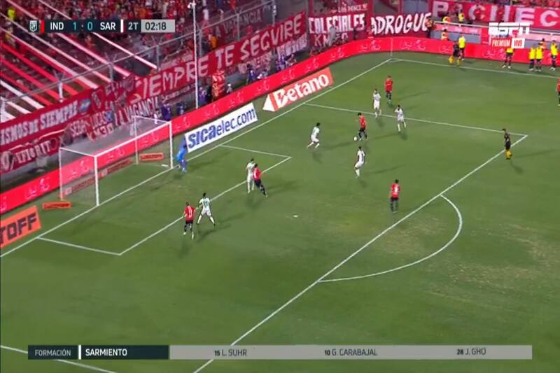 dio una notable asistencia en el inicio de la Liga Profesional 2025.