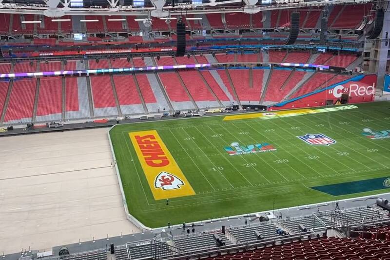 El recinto tiene capacidad para 63.400 espectadores