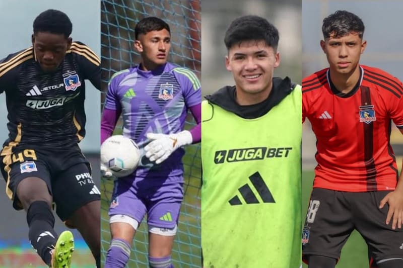 entrenaron con el primer equipo de Colo Colo.