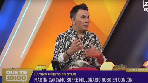 El animador fue víctima de un millonario robo.