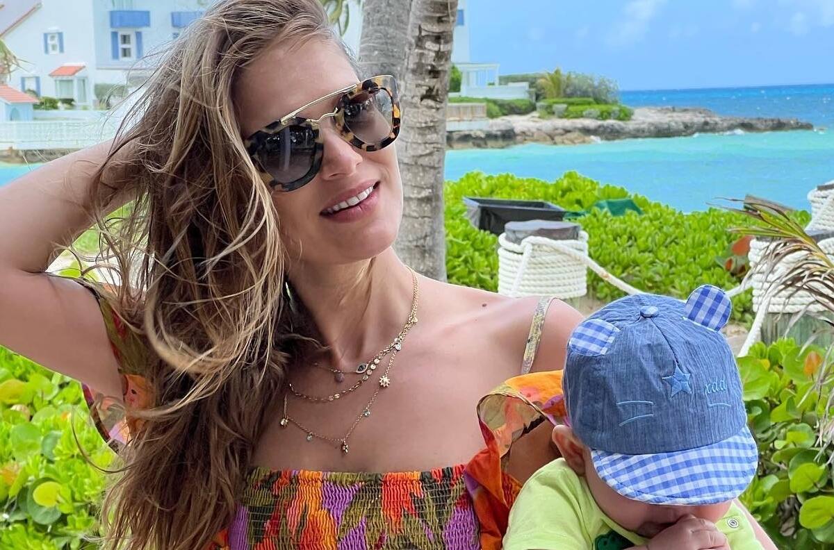 “Nosotros tres y este pedazo de mar": Mayte Rodríguez mostró los bellos paisajes que disfruta con su familia en Bahamas