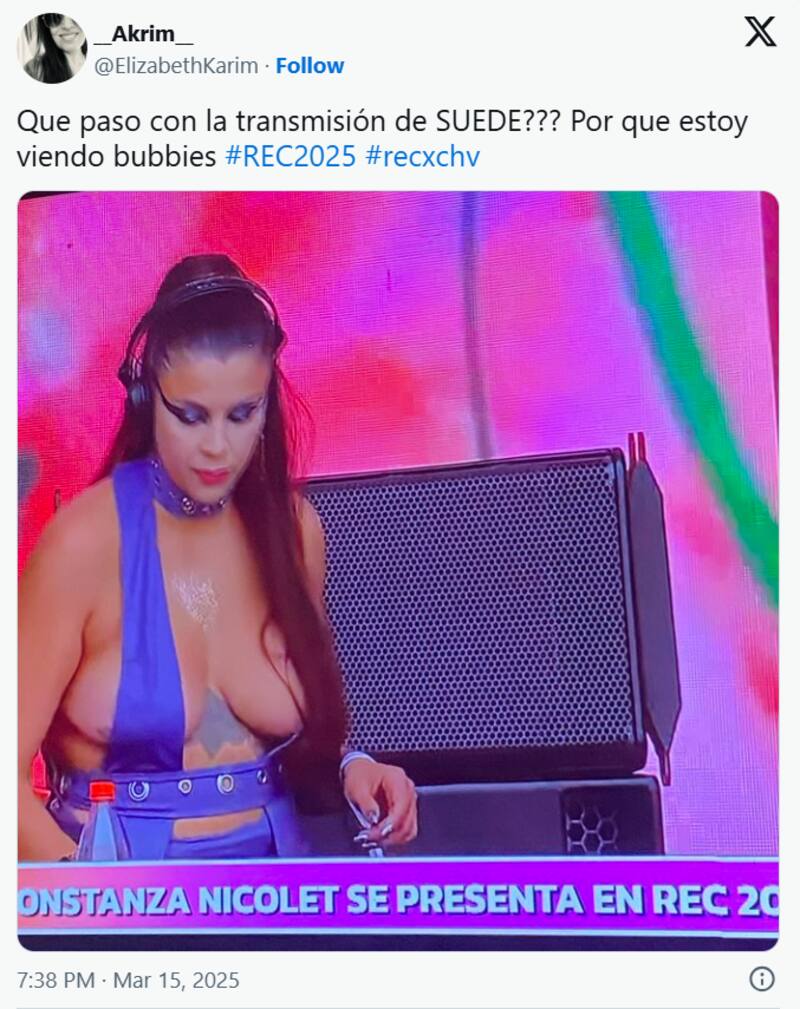 que el show de la banda británica en REC 2025 no fuera transmitida por streaming.