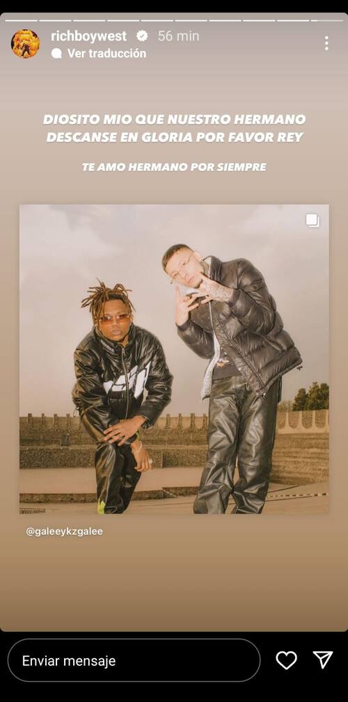 Polimá Westcoast dedicó palabras a Galee Galee.