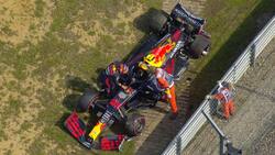 Alex Albon protagonizó este accidente en la práctica libre del GP de Gran Bretaña