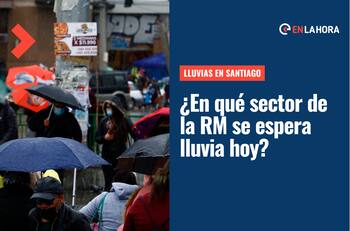 Lluvia en Santiago | ¿Volverá a llover este domingo 24 de julio en la Región Metropolitana?