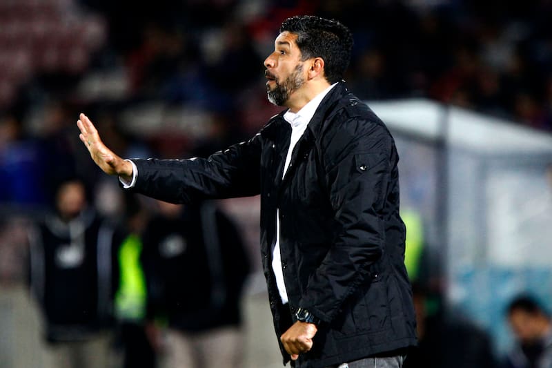 El DT en su paso por Unión La Calera en 2016. Foto: Agencia Aton.